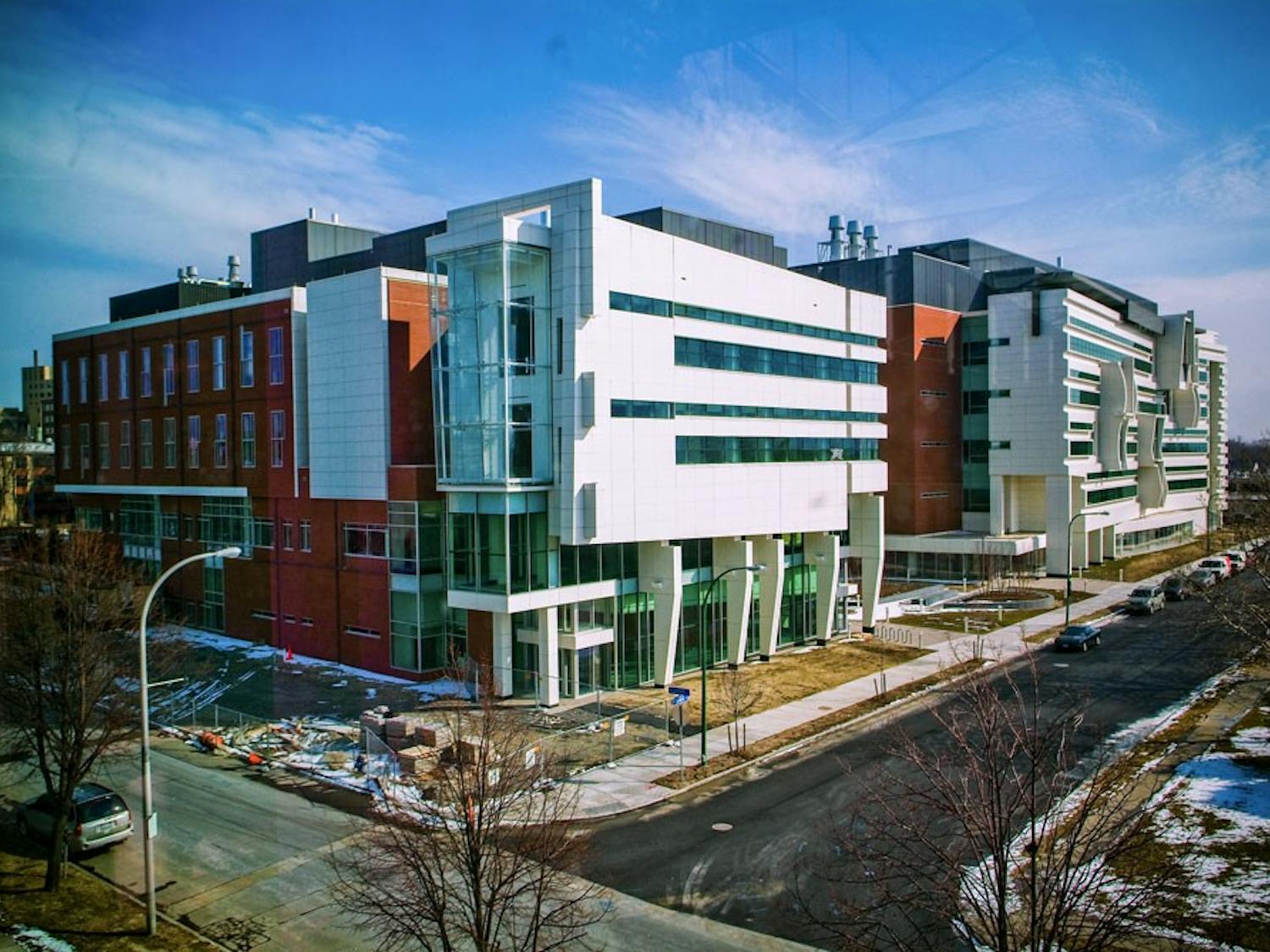 Jacobs School of Medicine and Biomedical Sciences is located in downtown Buffalo.&nbsp;Forty-five students out of 143 in the current graduate class will begin residency training in Buffalo.