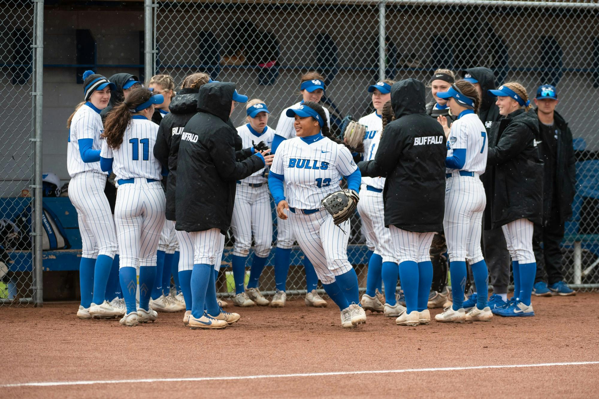 Junior pitcher Alexis Lucyshyn hits the ball during a recent game against Miami (OH).