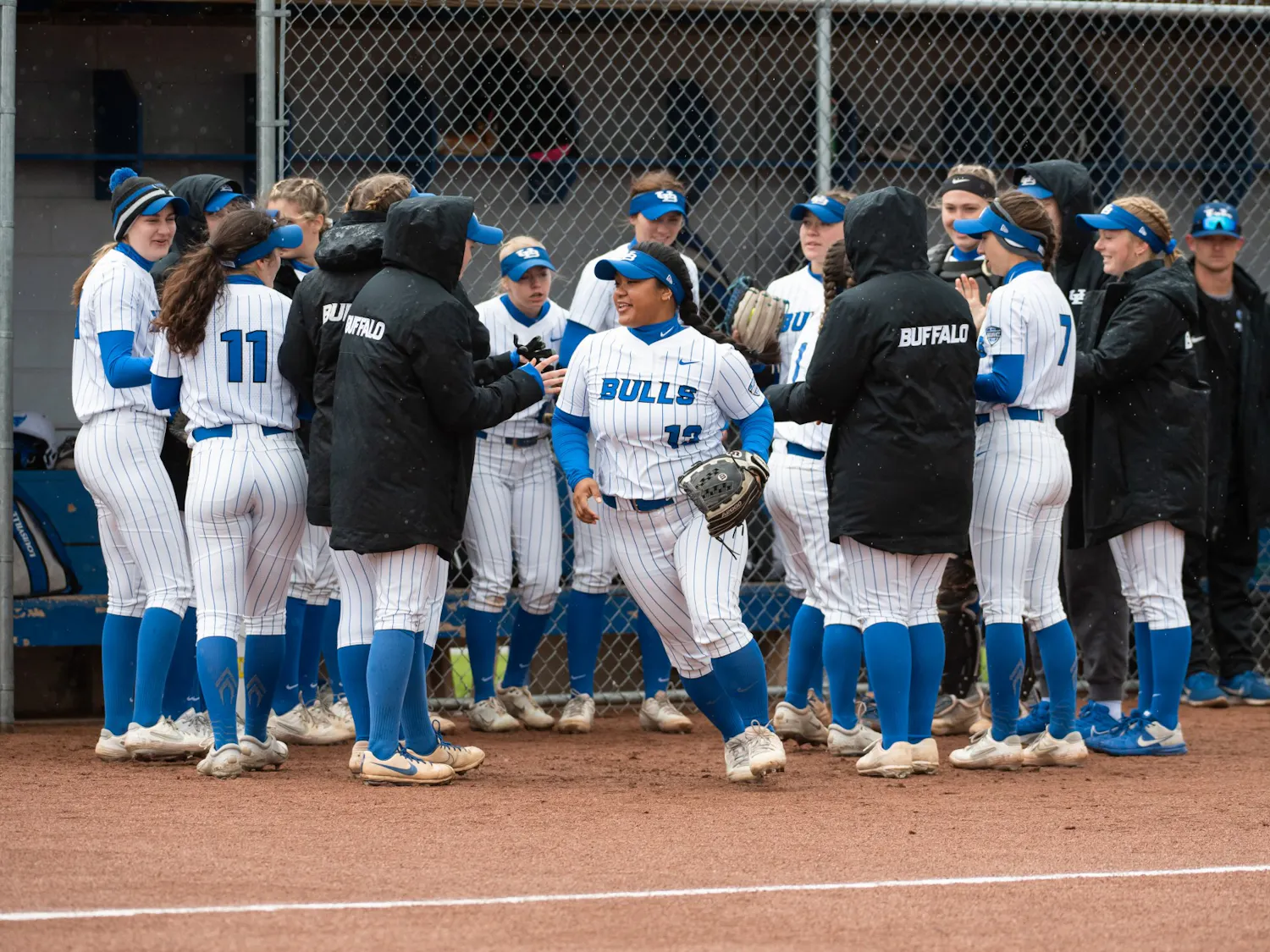 Junior pitcher Alexis Lucyshyn hits the ball during a recent game against Miami (OH).