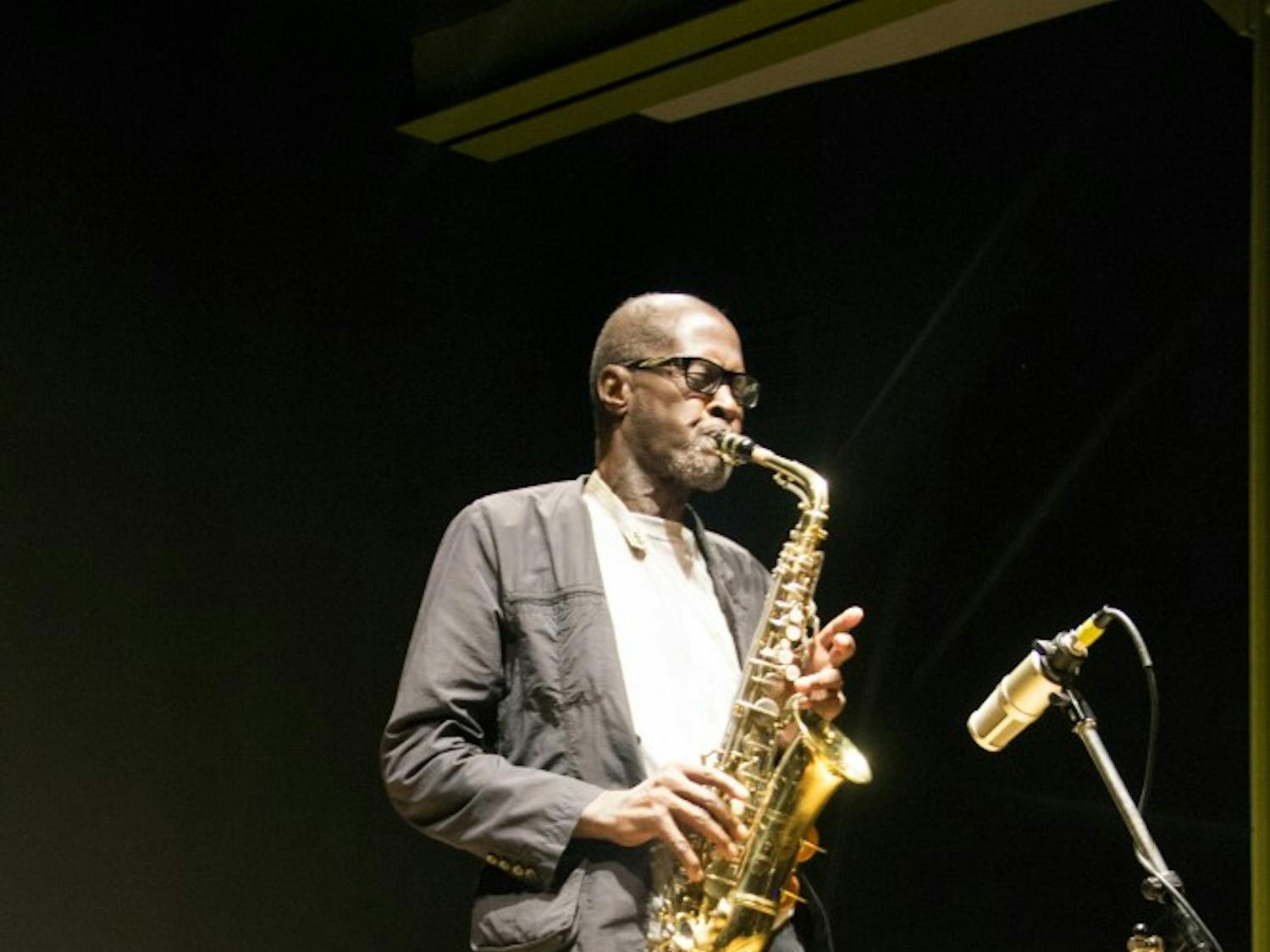 Charles Gayle, a free jazz multi-instrumentalist, performed at Hallwalls Contemporary Arts Center on Friday night. The artist, whose career spans as far back as the ‘60s, intimately played with expression in mind on the piano and saxophone.