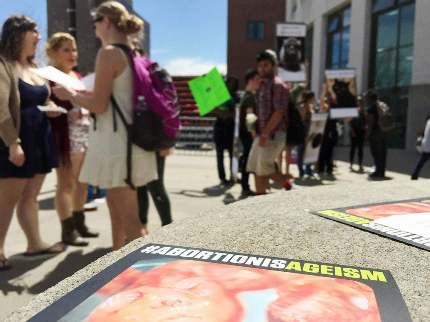 This Thursday’s event, hosted by UB Students for Life, used graphic images of abortions to start conversations about the ethics of the practice.