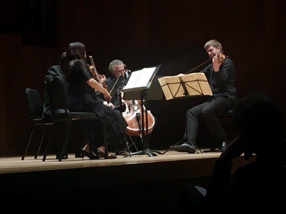 The Pacifica Quartet took to Slee Hall from Thursday to Sunday, performing selections from Beethoven.&nbsp;