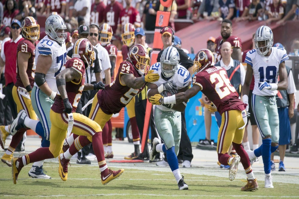 Cowboys at Redskins 9/18/16