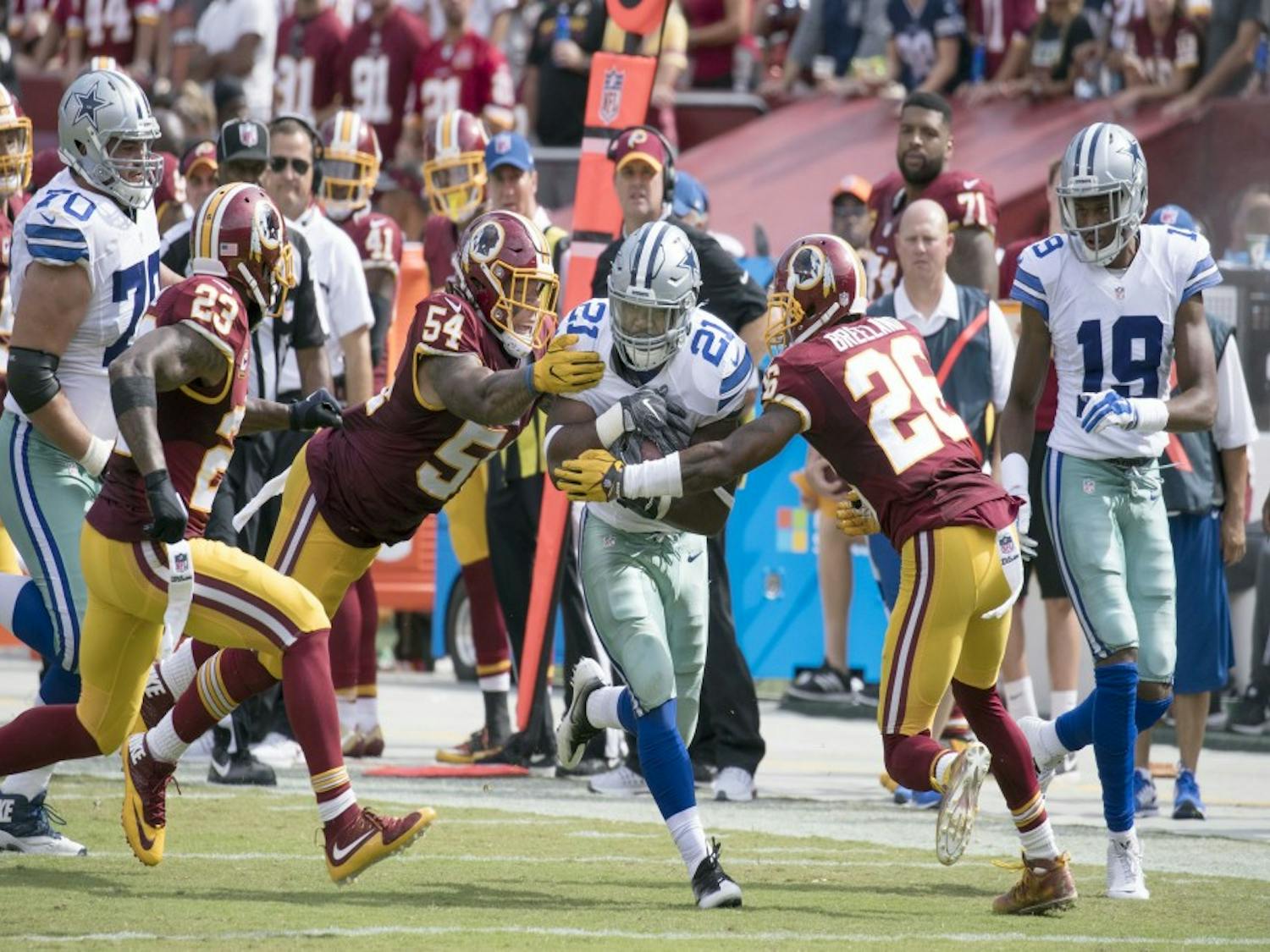 Cowboys at Redskins 9/18/16
