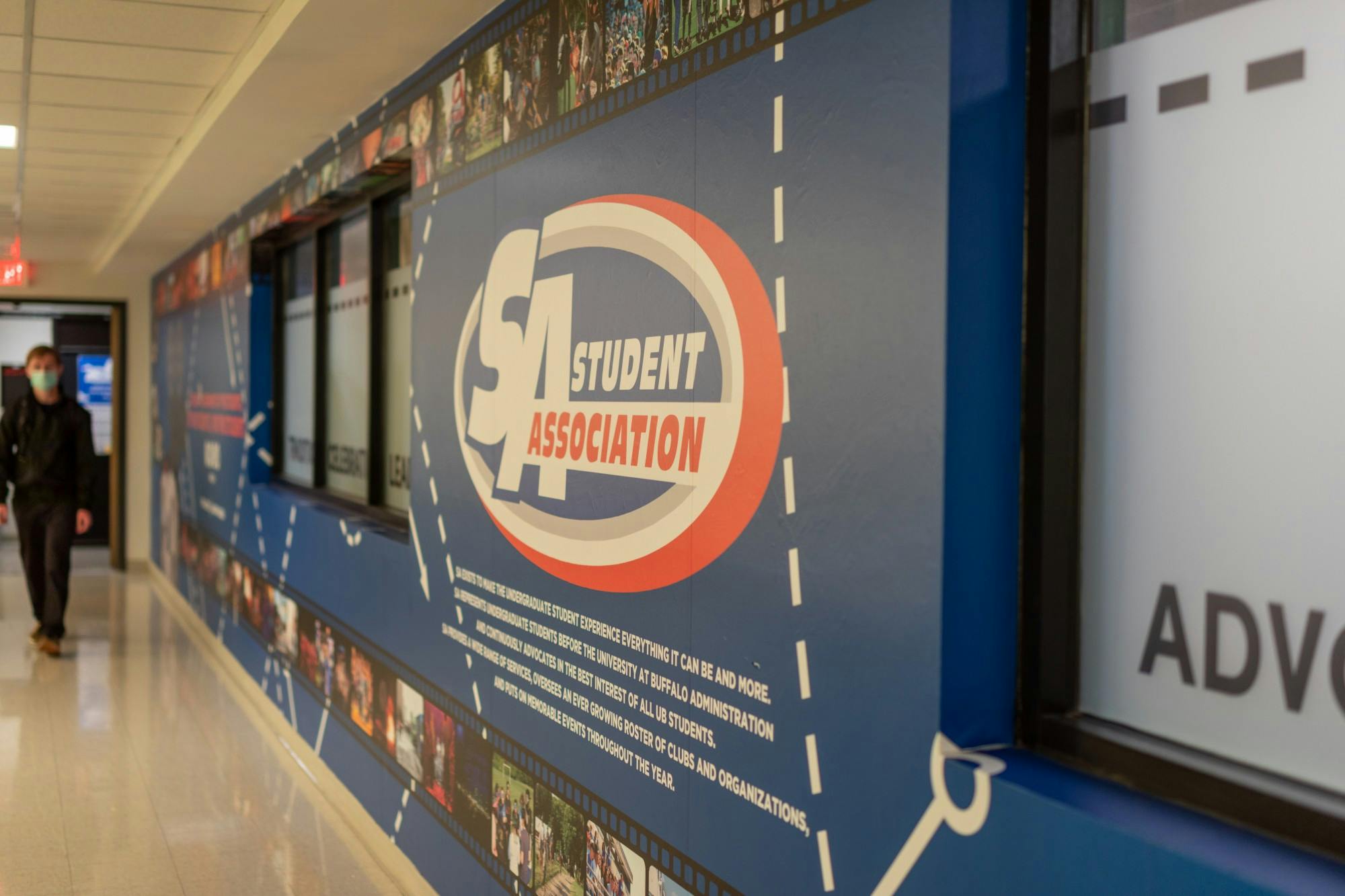 The Student Association office, located in the Student Union.&nbsp;