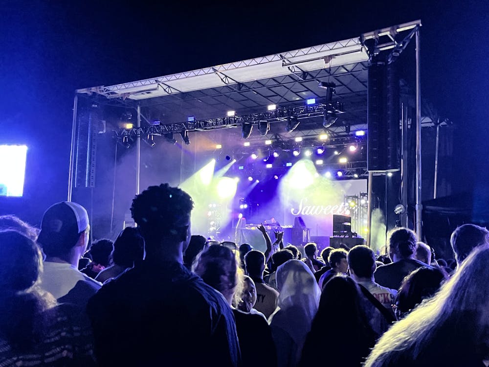 <p>Saweetie and Rae Sremmurd performed at this year's Fall Fest in Baird Point.</p>