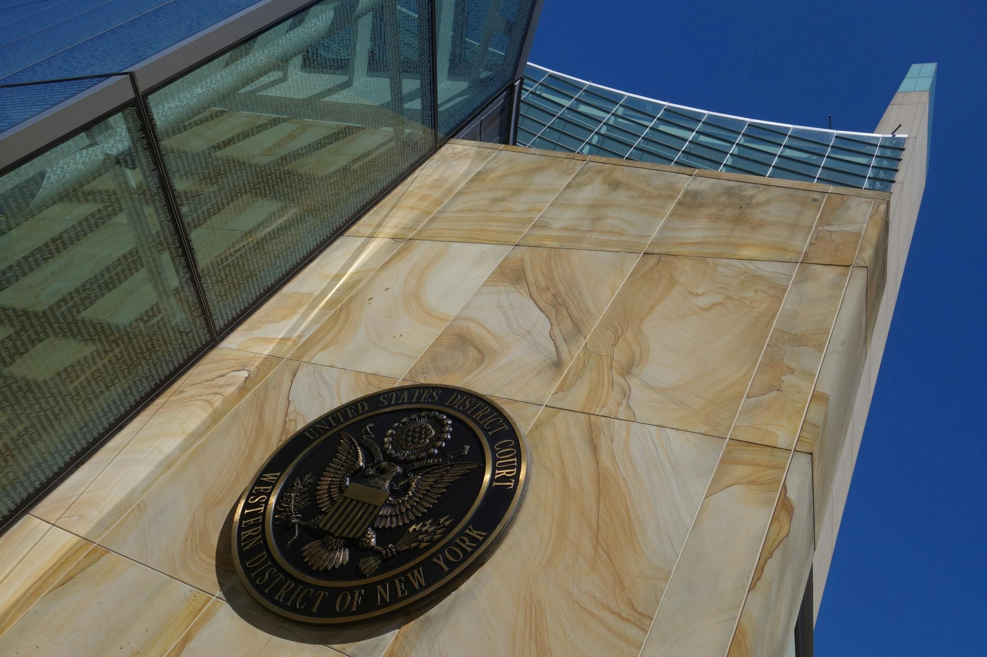 The Robert H. Jackson United States Courthouse in downtown Buffalo.