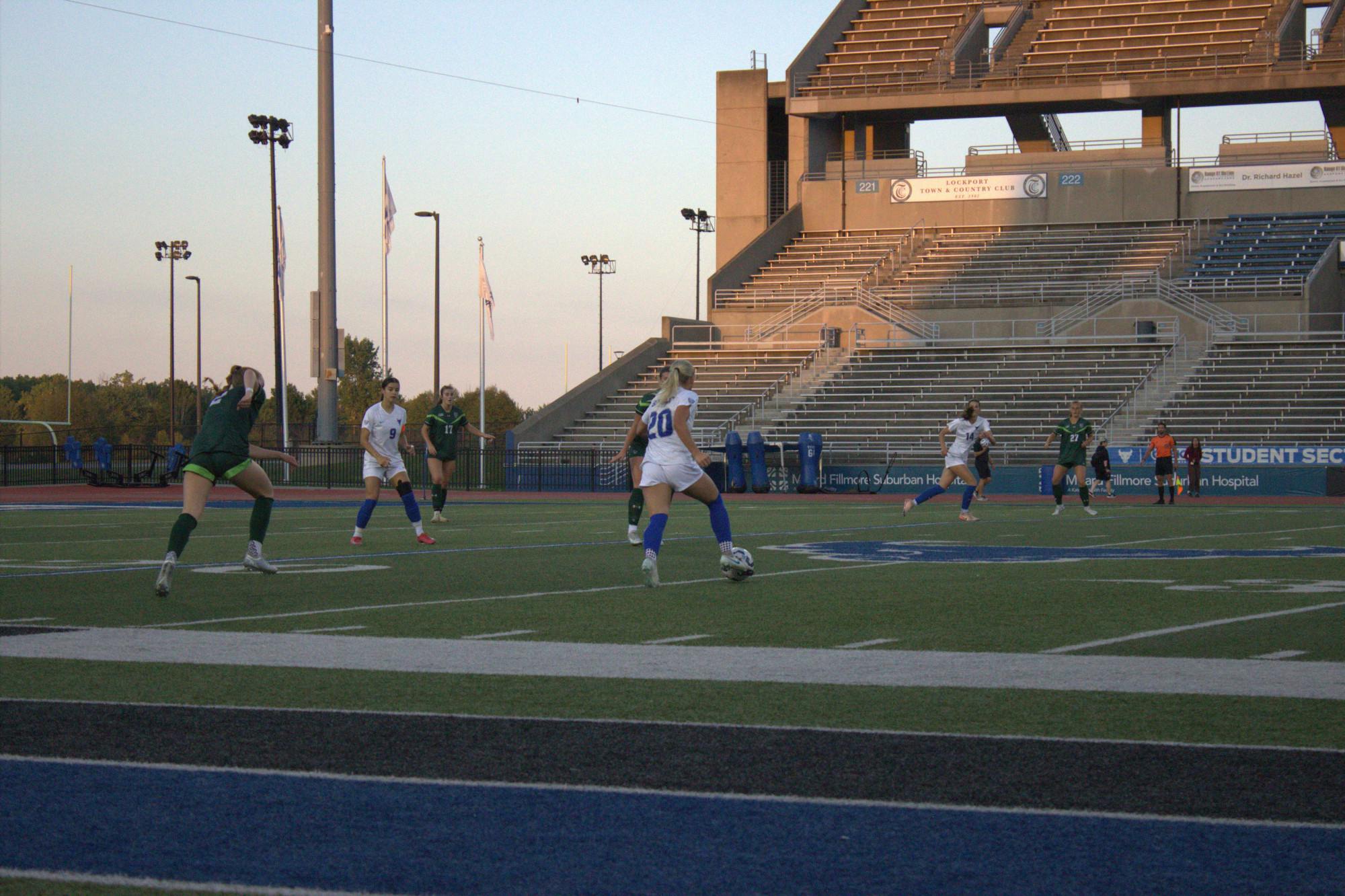 UB soccer against Mercyhurst University.