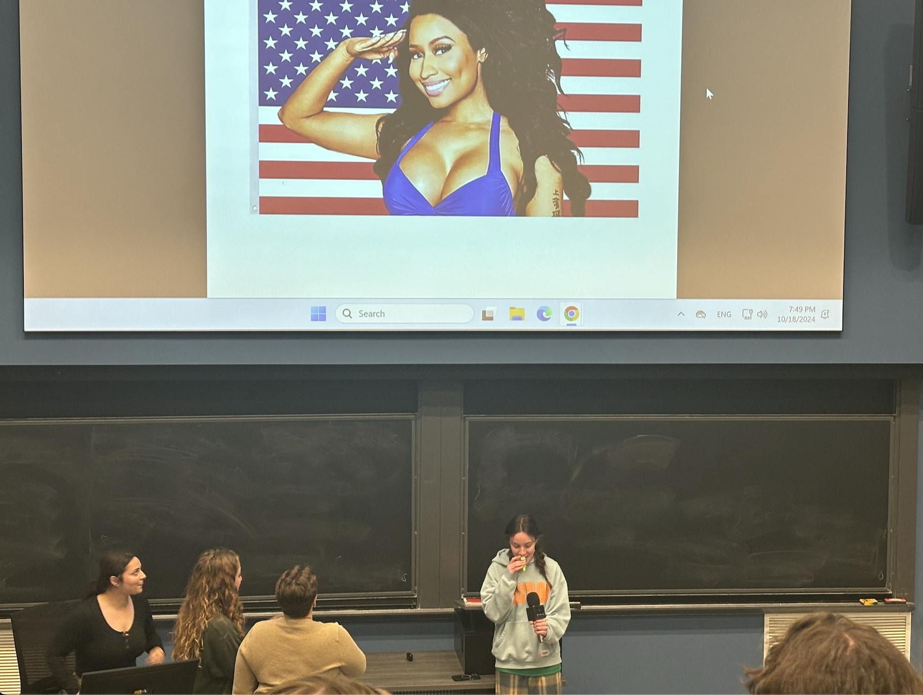 The UB women's rugby team held a talent show in the Natural Sciences Complex on Friday.