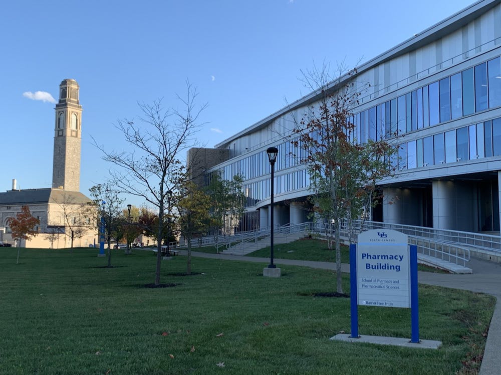 UB's School of Pharmacy and Pharmaceutical Sciences is housed in South Campus' Kimball Tower.
