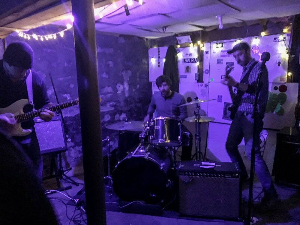 <p>Steak and Cake Record's fifth anniversary was celebrated this Saturday at Curly’s with a concert of many local Buffalo bands. Red Heat (pictured) was one of the bands who performed for the anniversary show.</p>