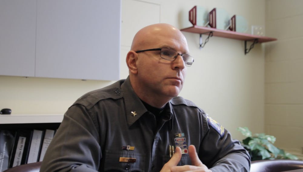 <p>UPD Deputy Chief Josh Sticht talks about how the possible legalization of marijuana will be policed on campus.&nbsp;</p>