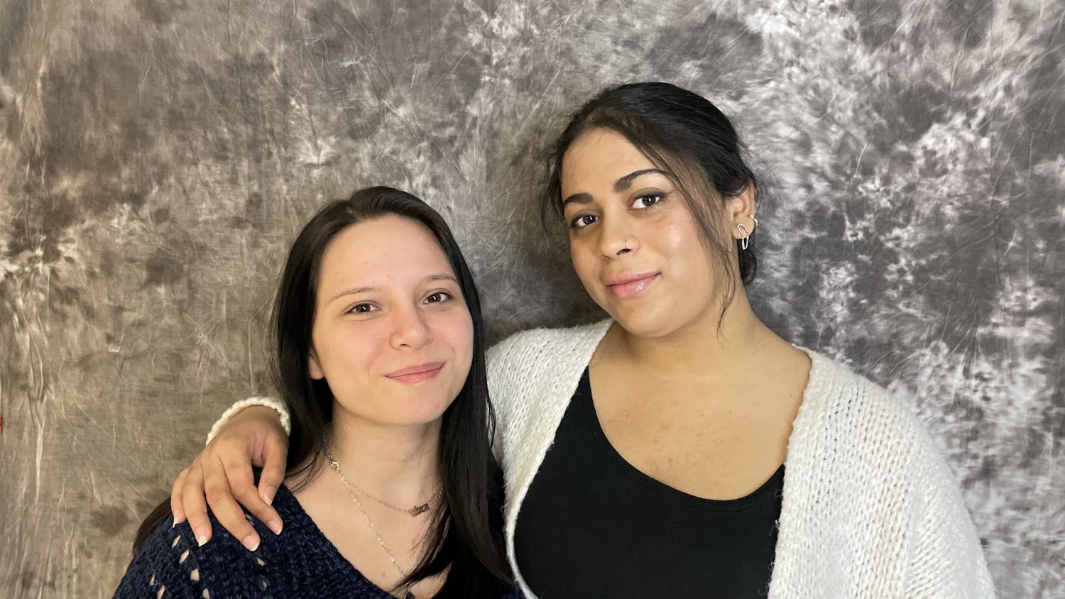Nicole Culmone (left) and Saumya Gilra (right) from It’s On Us UB.