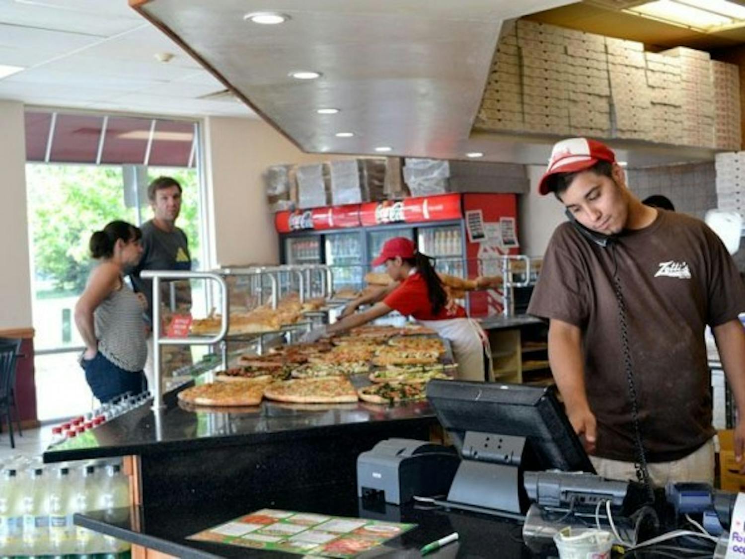 Zetti's, located across from UB's North Campus on Maple Road, offers New York-style pizza and other Italian dishes. It is one of many restaurants surrounding both of UB's campuses that showcase Buffalo's great variety of food options.