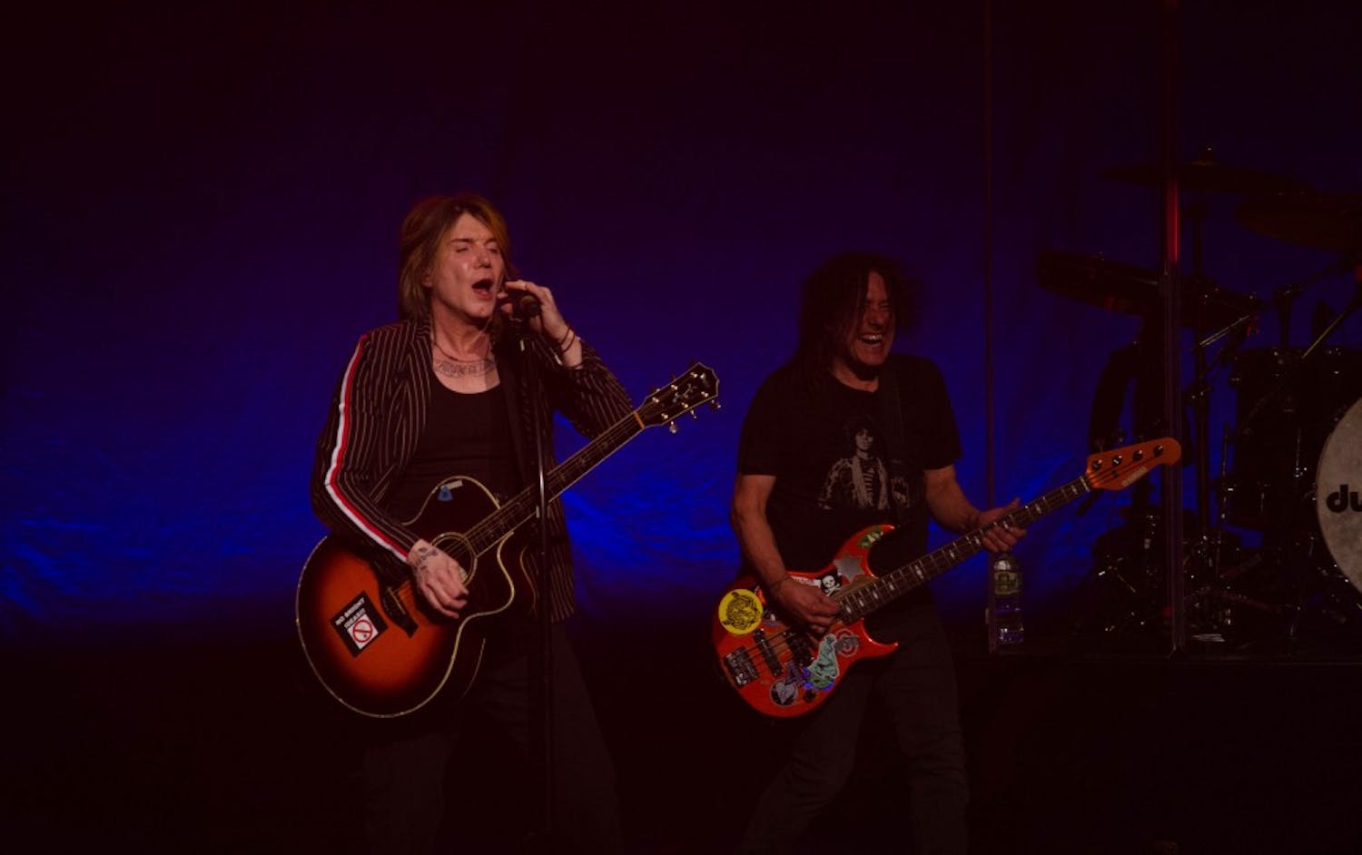 The Goo Goo Dolls played their first of three sold-out shows Friday at Shea’s Performing Arts Center. The band is celebrating the 20th anniversary of their hit album “Dizzy Up the Girl.”&nbsp;