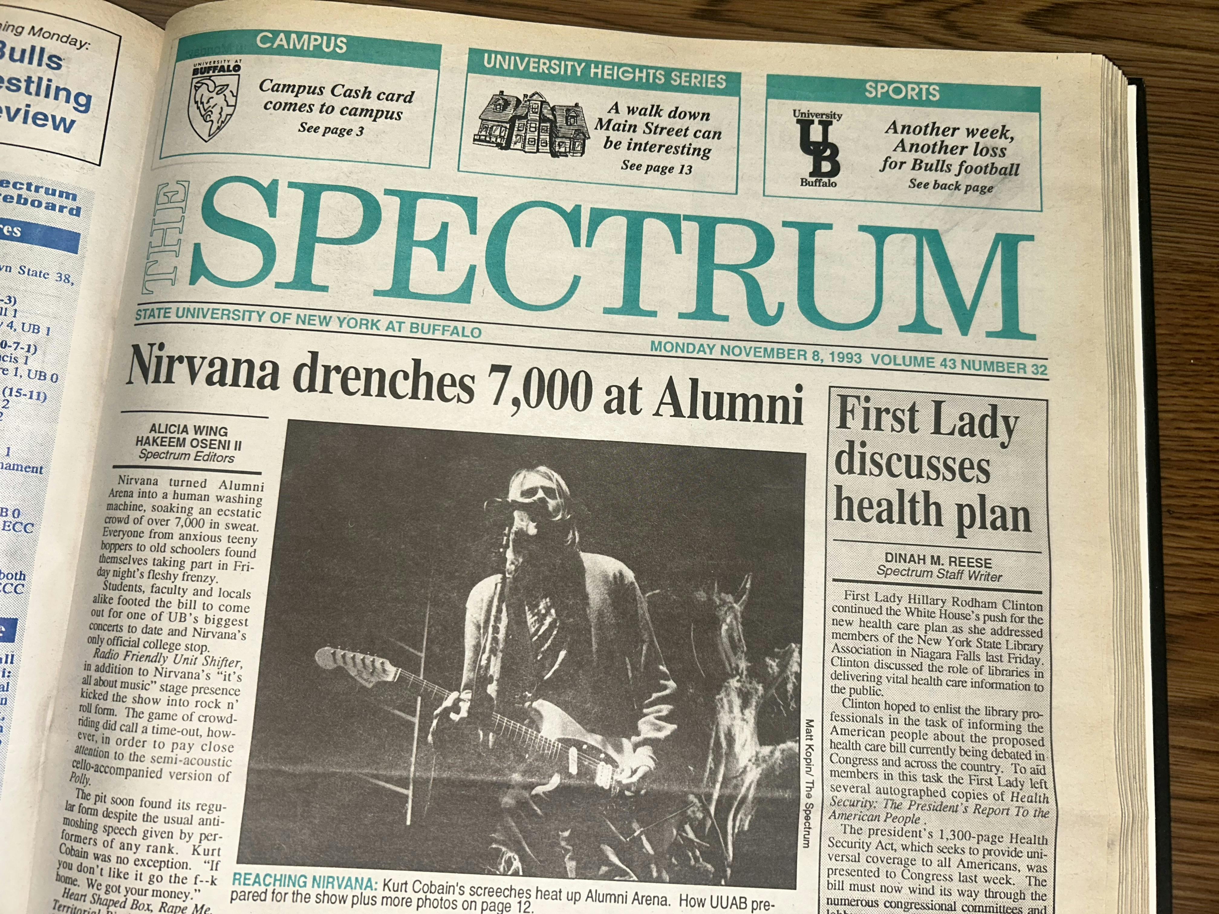 The Spectrum article after Fall Fest 1993.