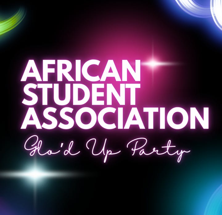 ASA Glo'd Up party graphic