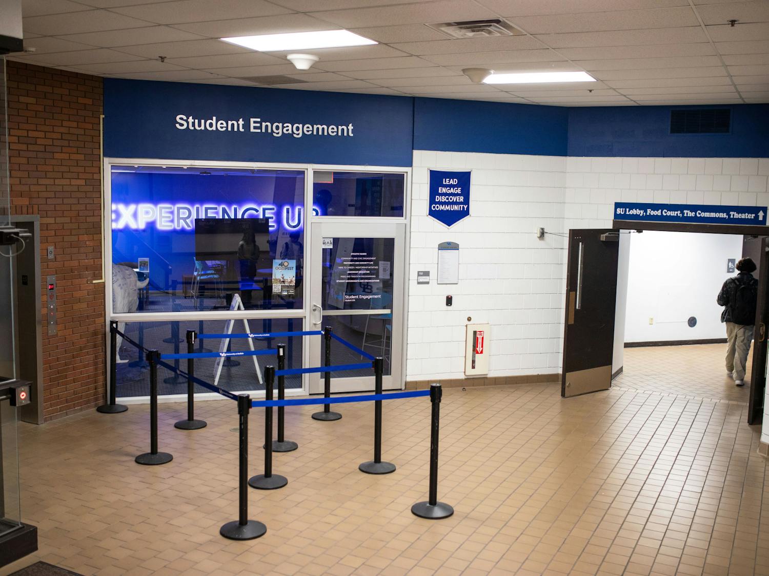The Student Engagement office in 150 SU.