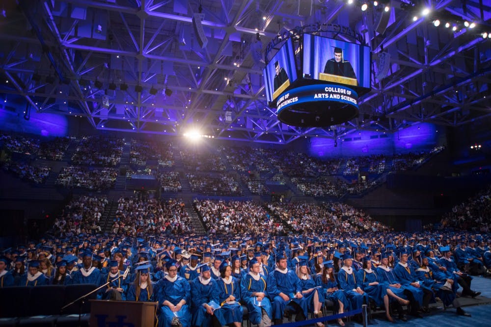 College of Arts and Sciences Afternoon Commencement in Alumni ArenaPhotographer: Douglas Levere
