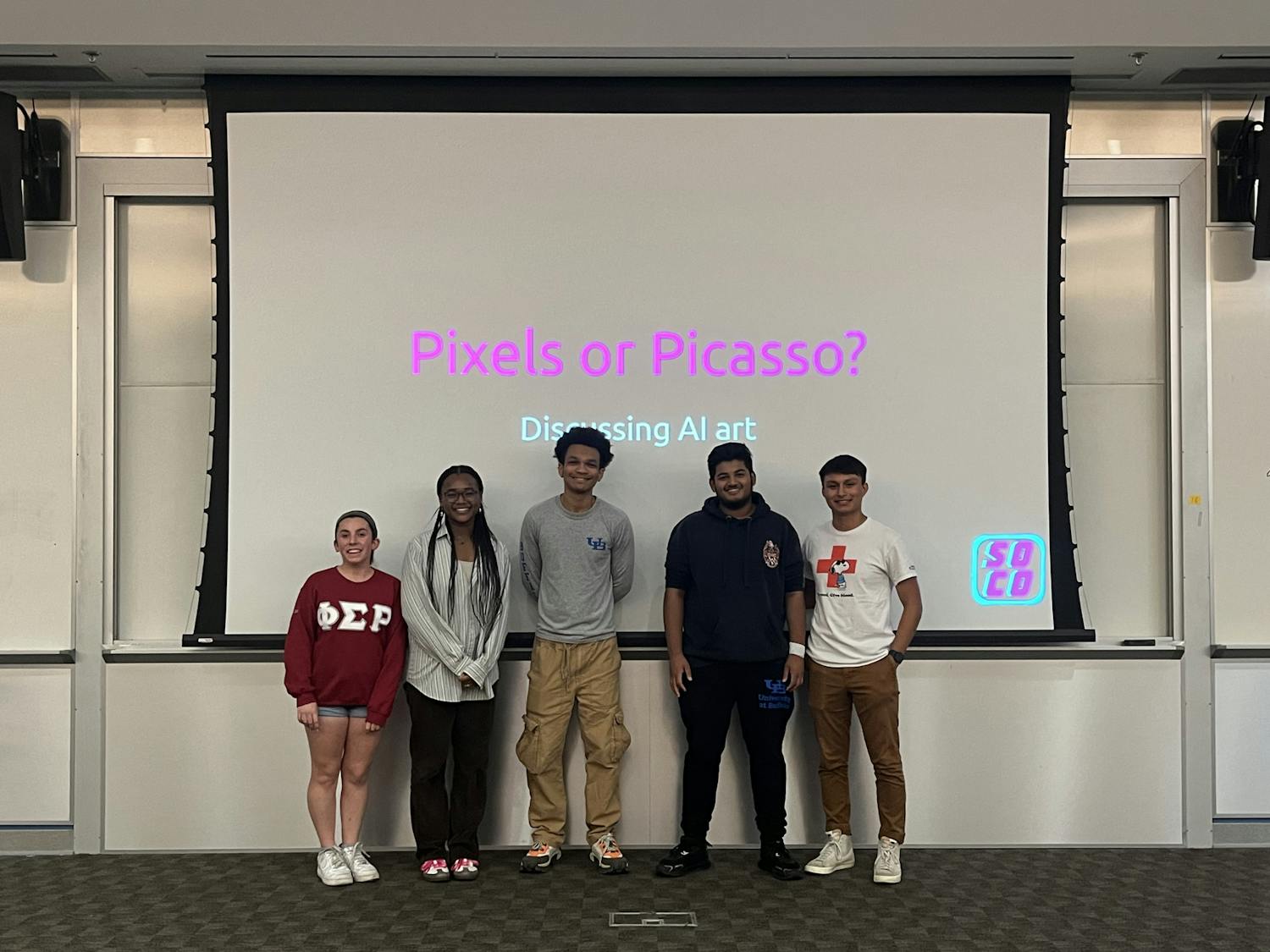 UB Society and Computing Club discussed the complexities of AI in art in their first meeting.