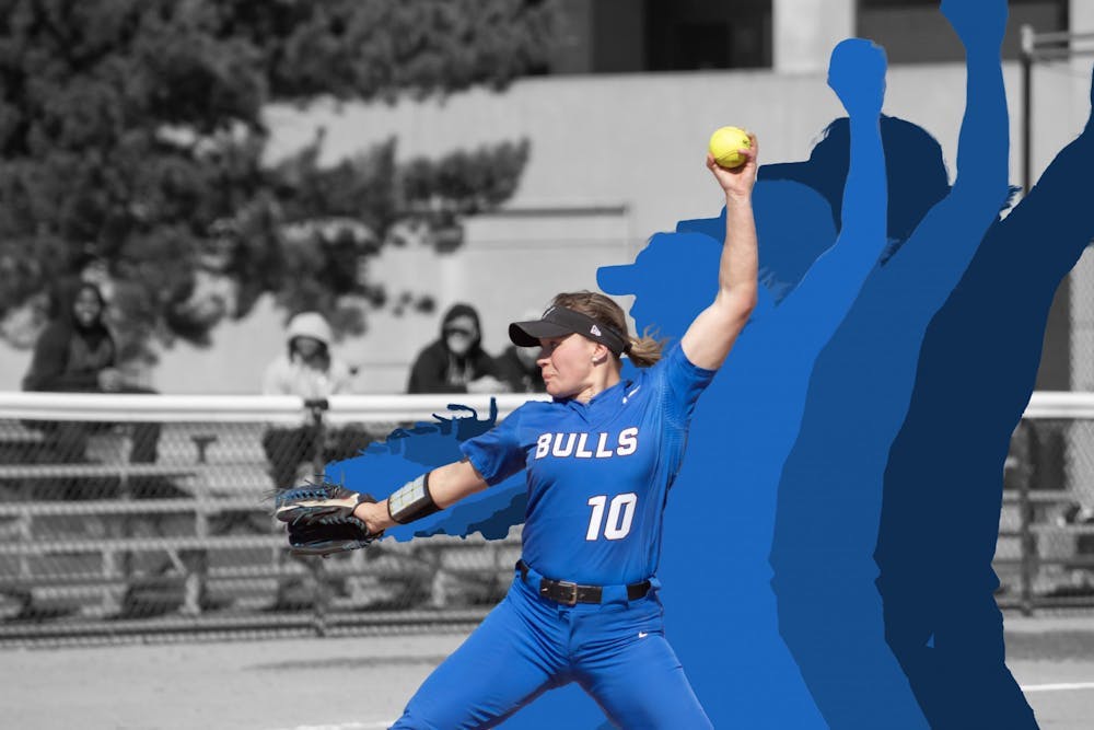 <p>Fifth-year pitcher Alexis Lucyshyn tossed the sixth no-hitter in UB softball history Friday.</p>
