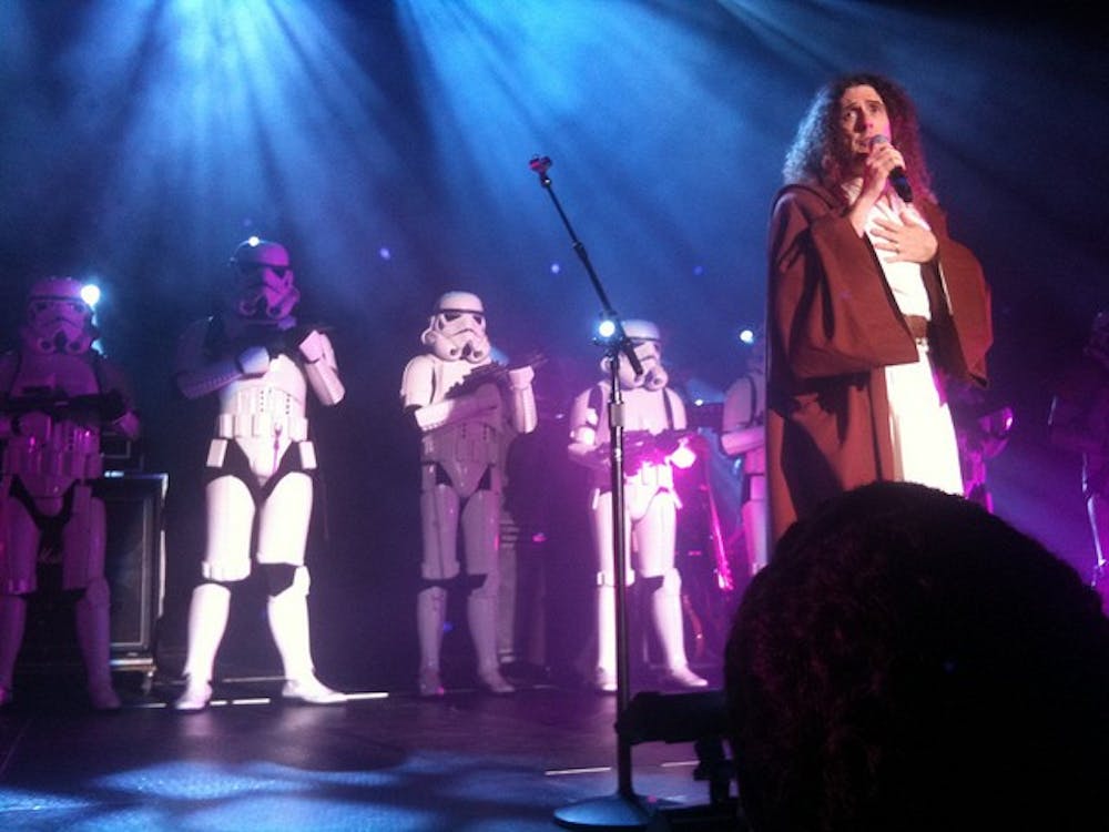 <p>Weird Al Yankovic performs at the Verizon Center in 2010. Weird brought his performance - and stormtroopers - to UB Wednesday night. </p>