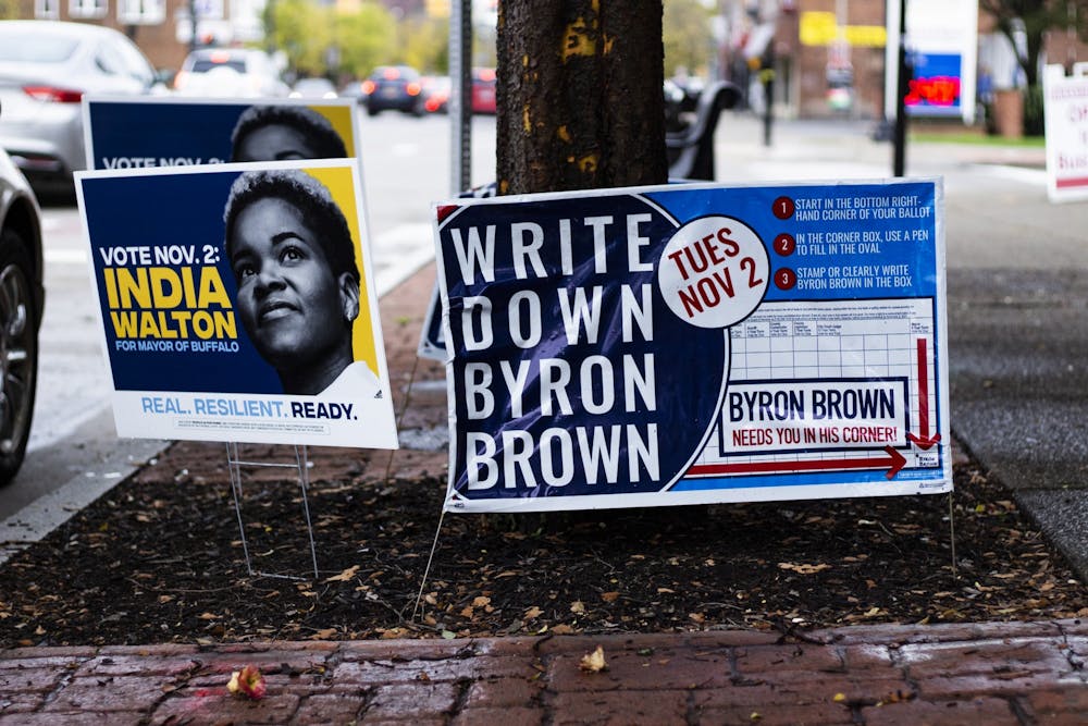 India Walton and Byron Brown will go head-to-head in Tuesday's Buffalo mayoral election.