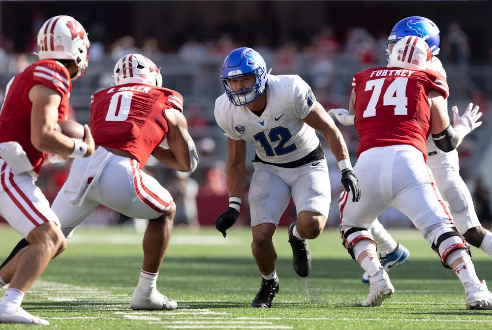 <p>Joe Andreessen playing for UB in 2023 / Joe Koshollek&nbsp;</p>