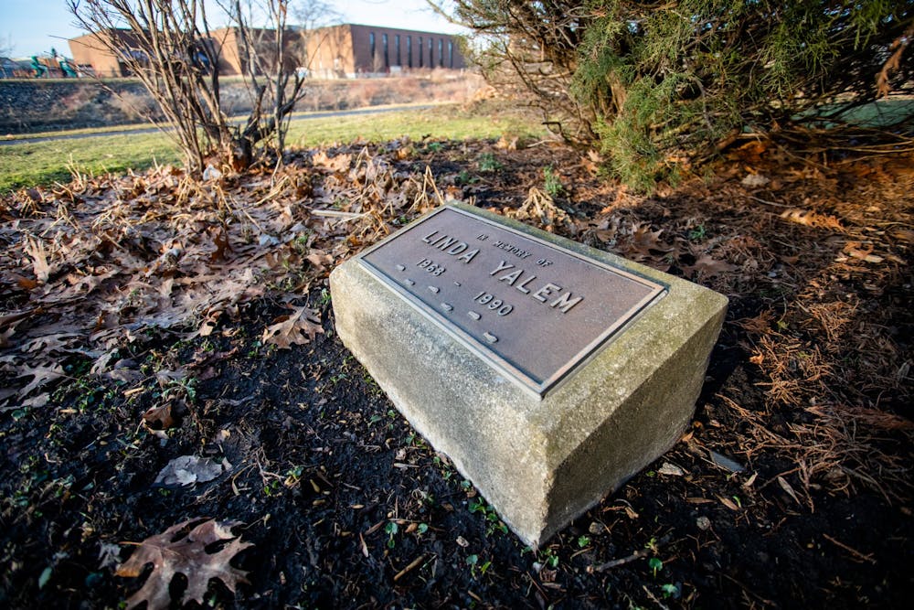 Memorial for UB sophomore Linda Yalem, who was murdered on the Ellicott Creek Bike Path in 1990.