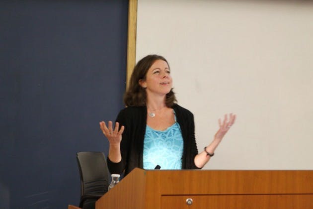 Singer, songwriter and poet, Meg Hutchinson spoke about her fight
with depression on Tuesday as part of Suicide Prevention Week.
Derek Drocy, The Spectrum