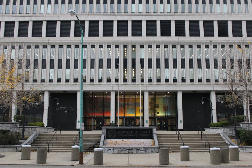 <p>Erie county executive office on 95 Franklin St.</p>