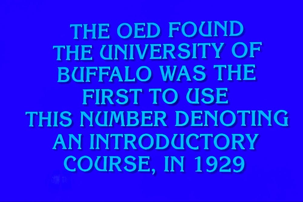 UB appeared as a hint on a recent episode of the beloved game show Jeopardy.
