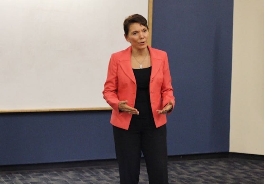 Reggie Littlejohn spoke at UB about what she calls &quot;gendercide&quot; and China&#39;s one-child policy
Emily Li, The Spectrum