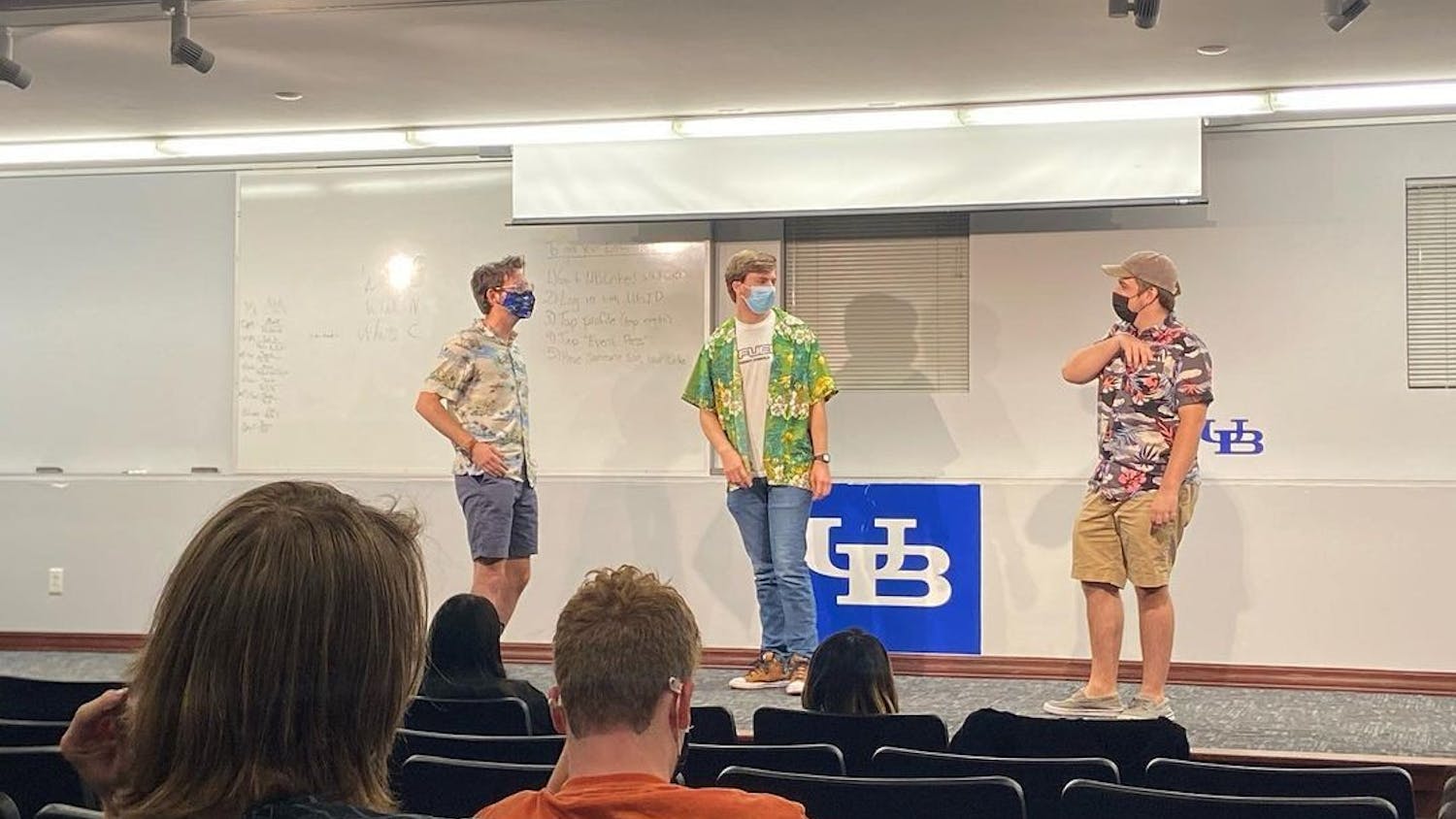 Students attended UB Improv's first semester meeting at SU 330 on September 5th.