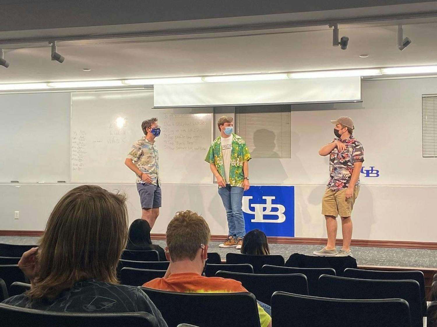 Students attended UB Improv’s first meeting of the semester in SU 330 on Sept. 5.