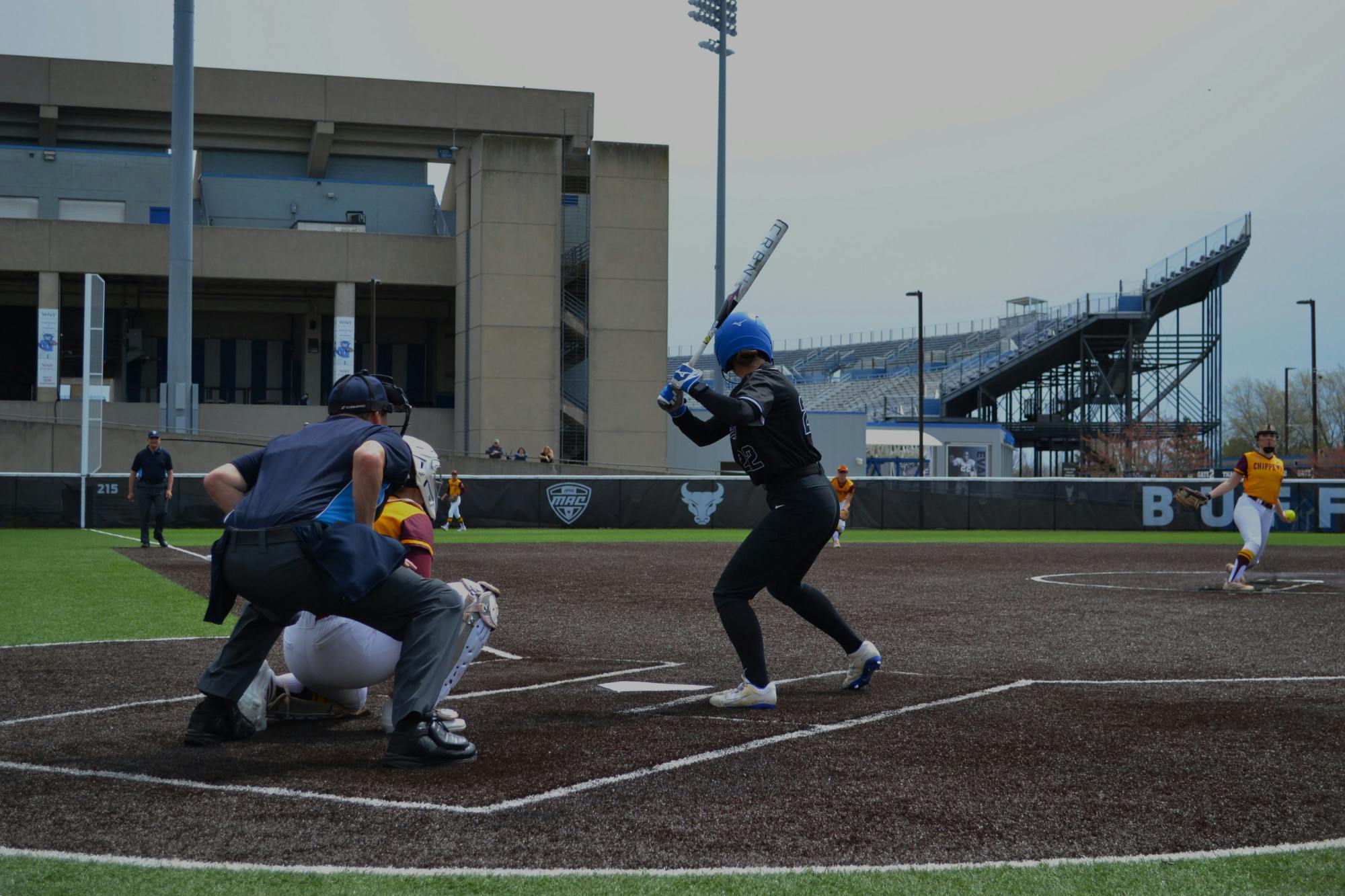 Softball against Central Michigan.