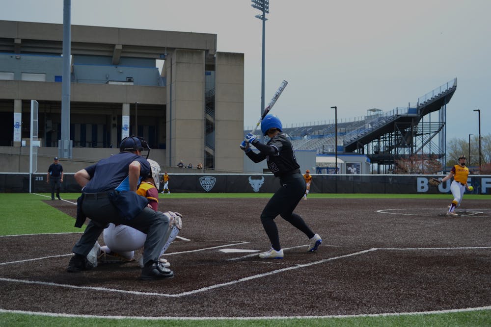 <p>Softball against Central Michigan.</p>