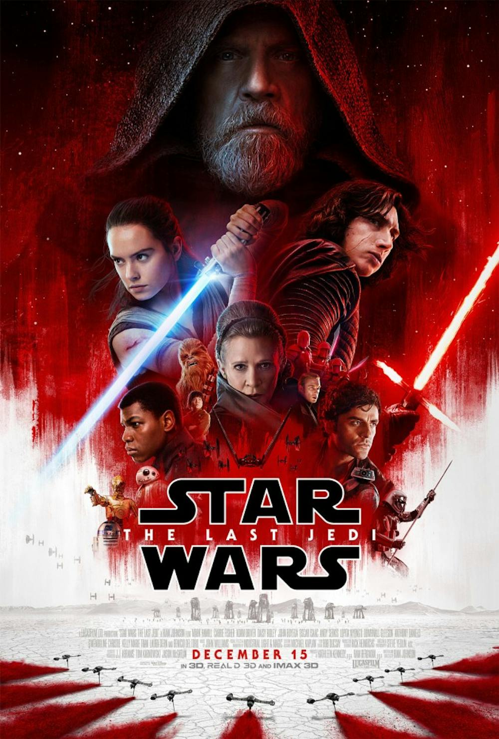 <p>“Star Wars: The Last Jedi” will be the biggest film of the year, despite losing Carrie Fisher before the release. December also brings us a few gems along with Spielberg’s latest dad-fare.</p>