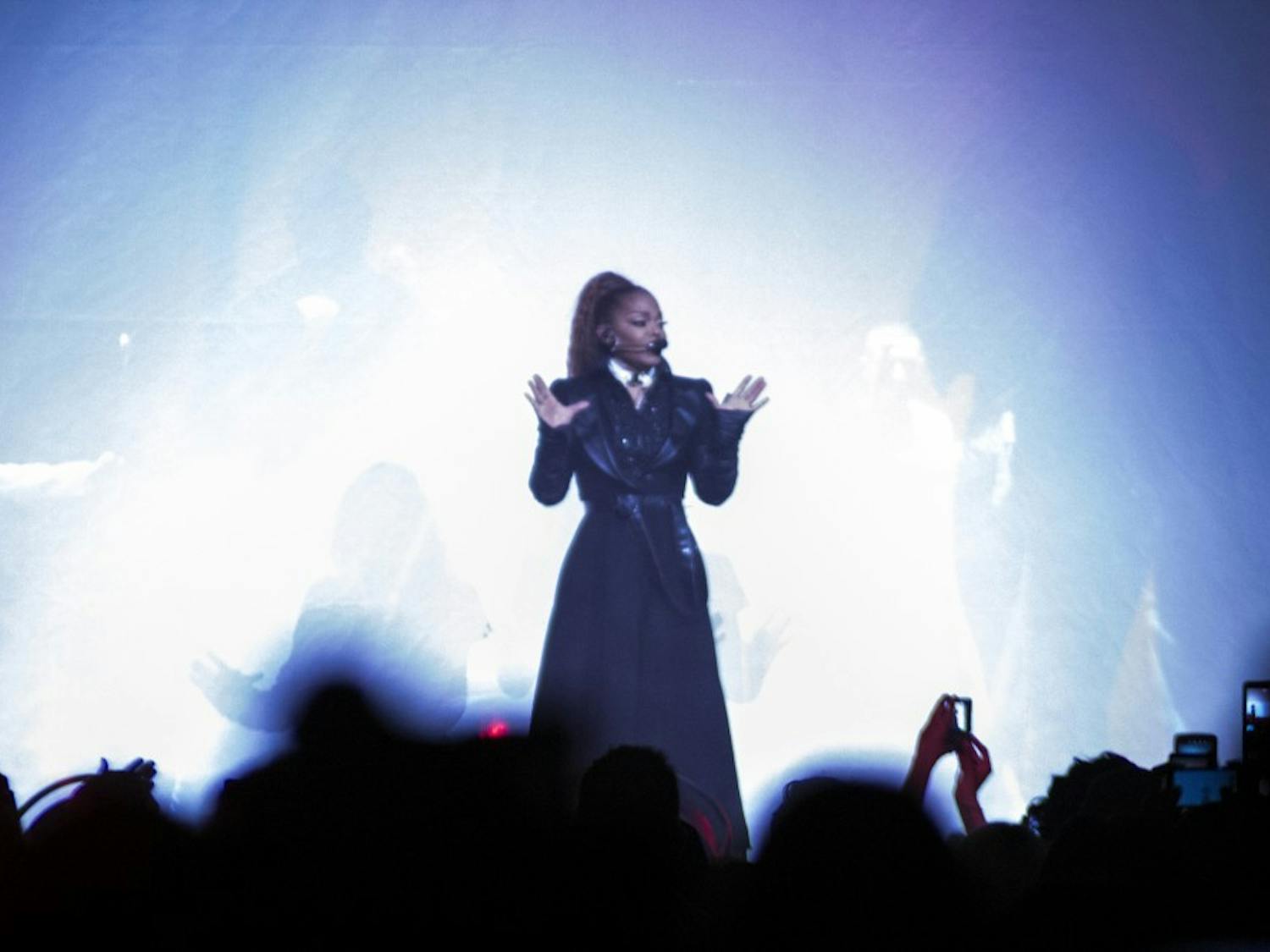 Music icon Janet Jackson performed a medley of hits as part of her State of The World tour in Buffalo on Saturday. Throughout, the multi-talented singer dazzled through synchronized dance and flurries of jams which pleased thousands of fans in attendance.