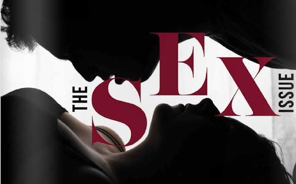 <p>The cover of last year's sex issue, which won a first-place&nbsp;Pinnacle Award for Best Special&nbsp;Section. <em>The Spectrum </em>is looking to talk to UB students for this year's sex issue.&nbsp;</p>