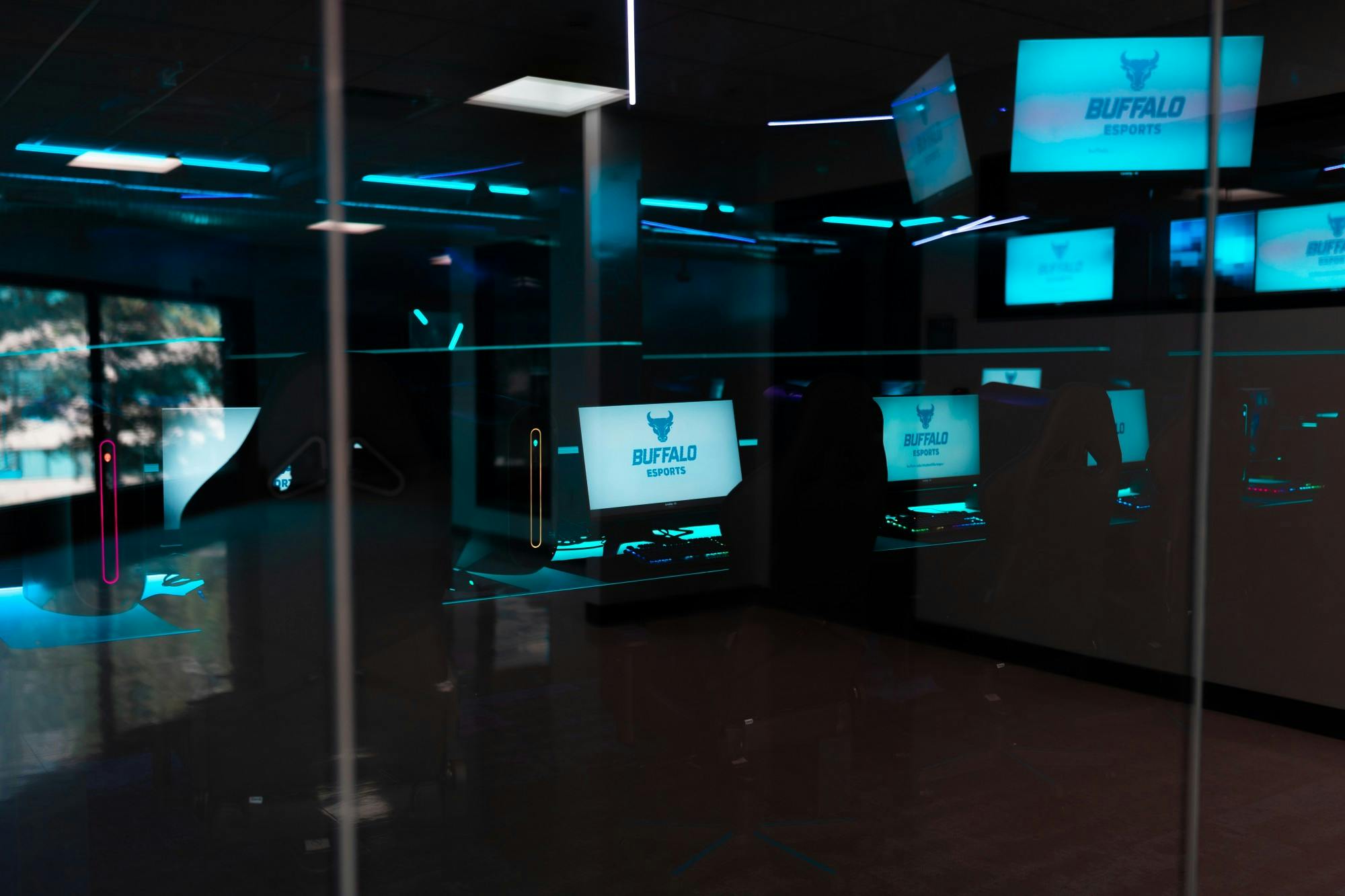 The "LevelUp" gaming lounge opened Monday.