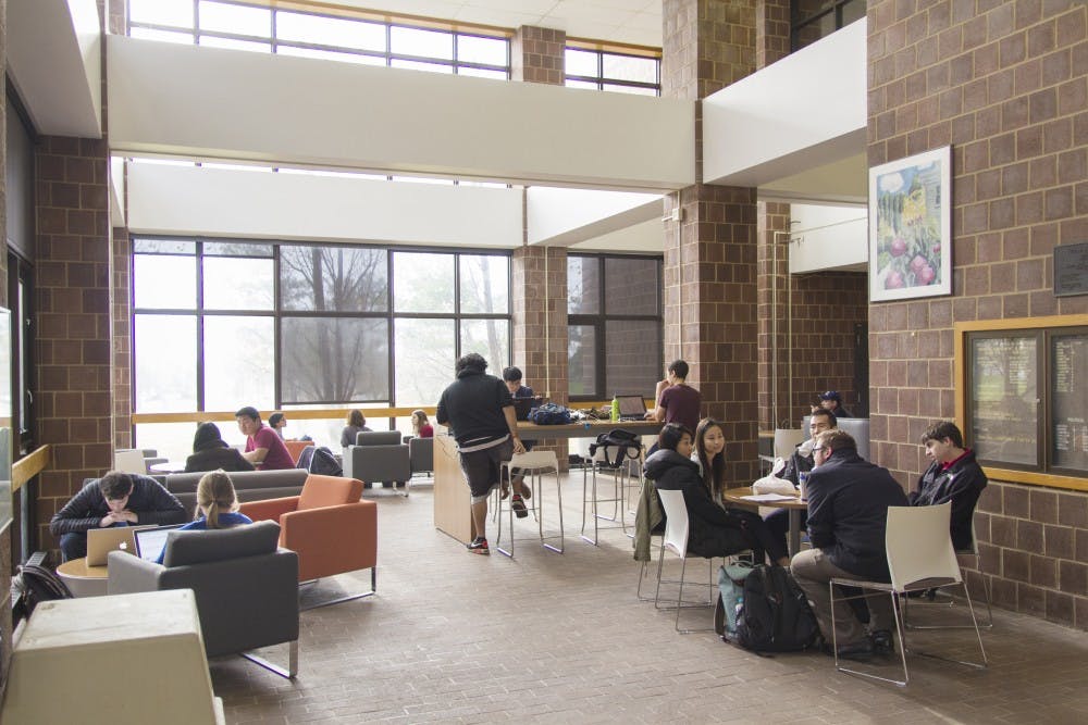 <p>The Park Lounge is a perfect place to study because it’s quiet and away from the overcrowded libraries.</p>