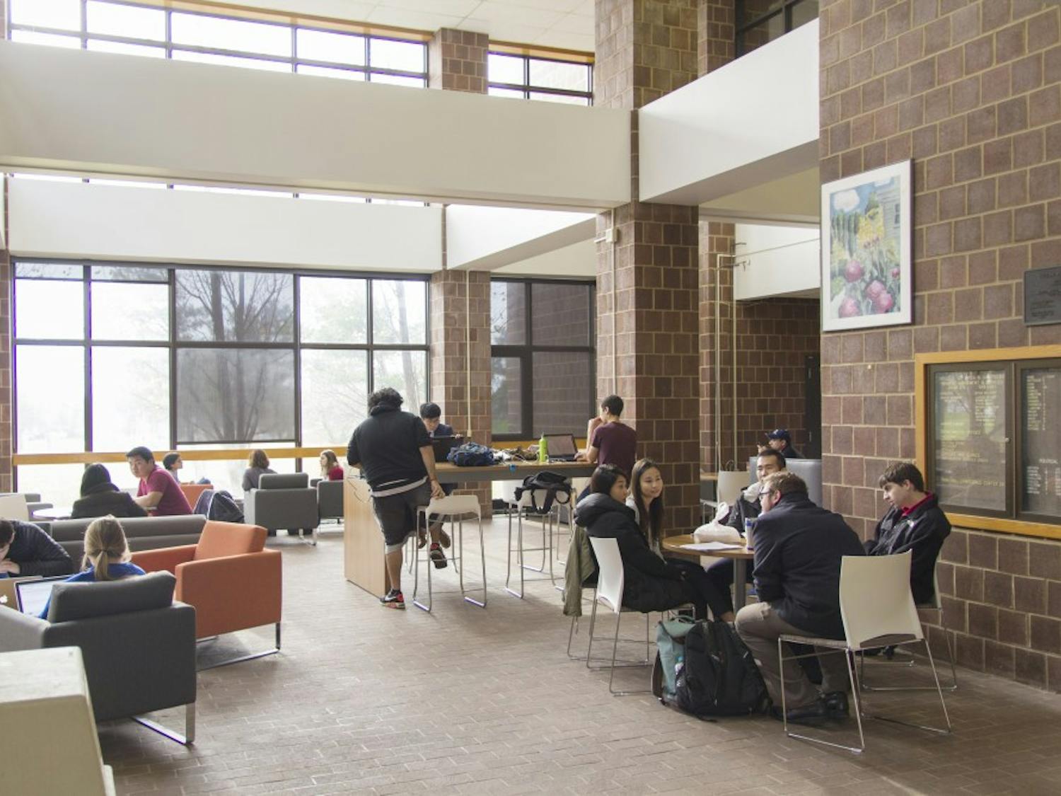 The Park Lounge is a perfect place to study because it’s quiet and away from the overcrowded libraries.