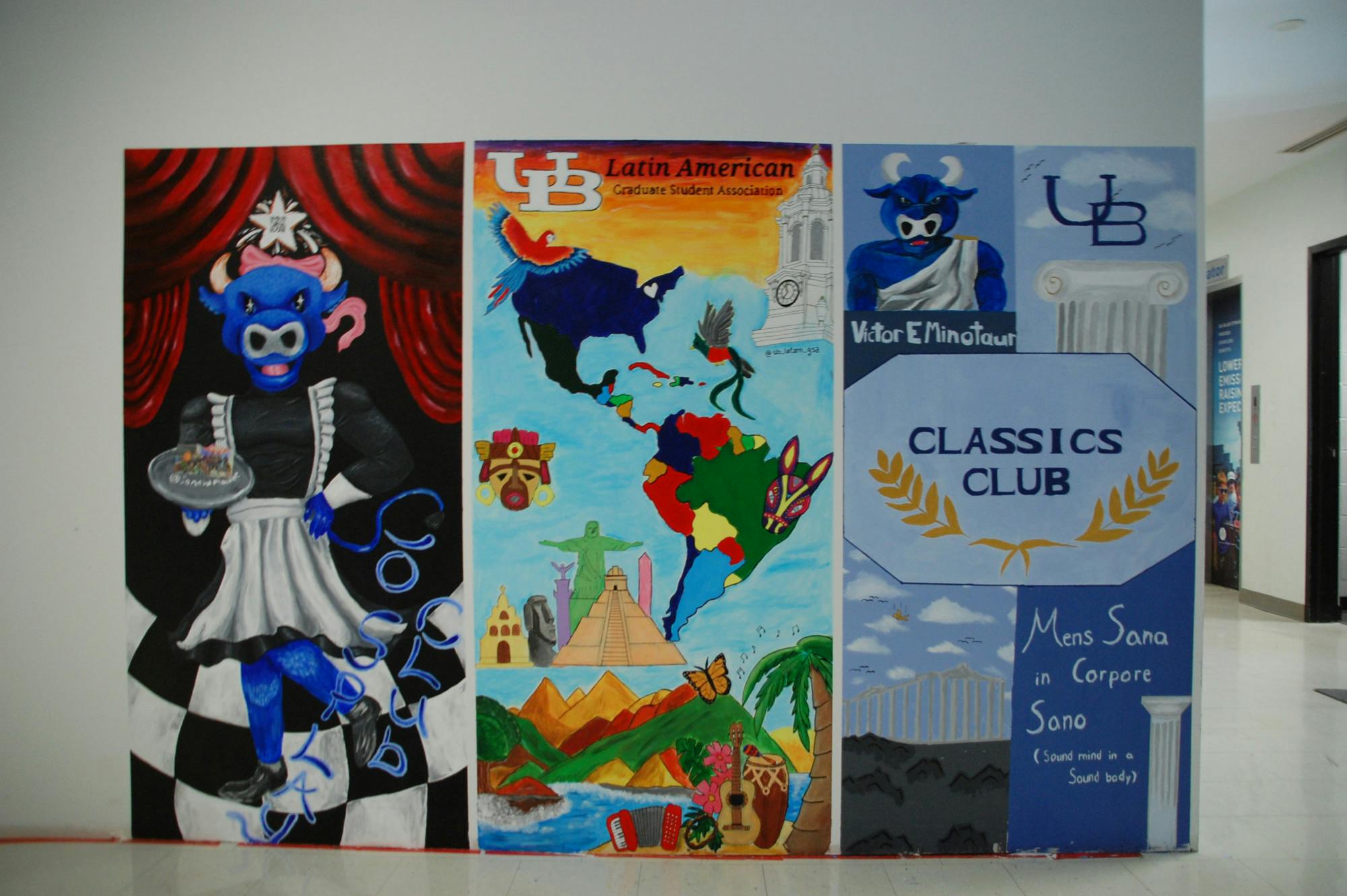 Classics Club (right) and the Latin American Graduate Student Association (left) won second and third respectively.&nbsp;