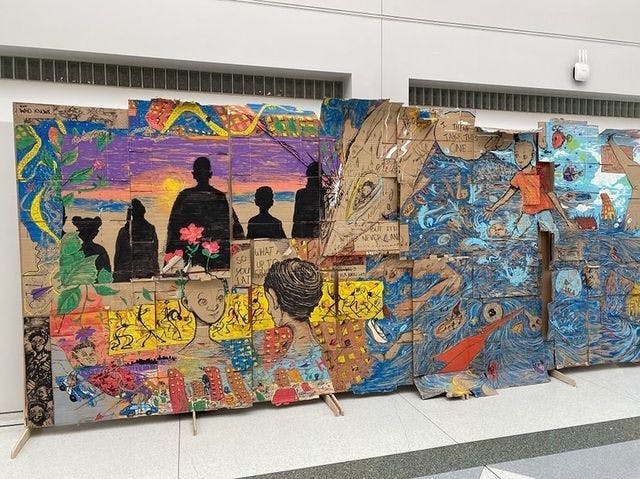 This exhibit acts as a culmination of the life of the artist, Tayron Lopez.