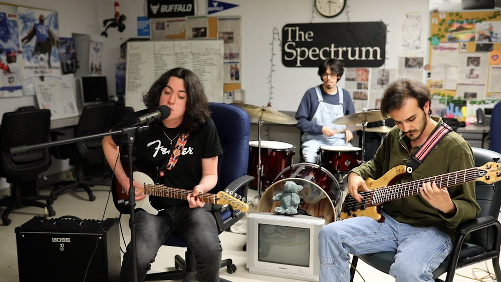 <p>Orange Dog Club performed a “Tiny Desk” concert in the <em>Spectrum </em>newsroom.</p>