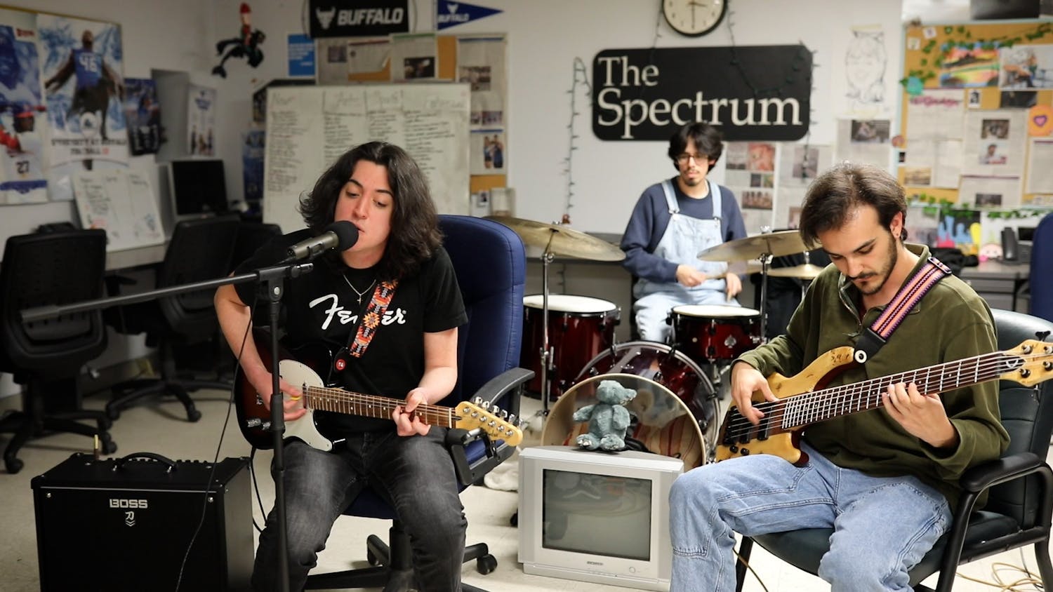 Orange Dog Club performed a “Tiny Desk” concert in the Spectrum newsroom.