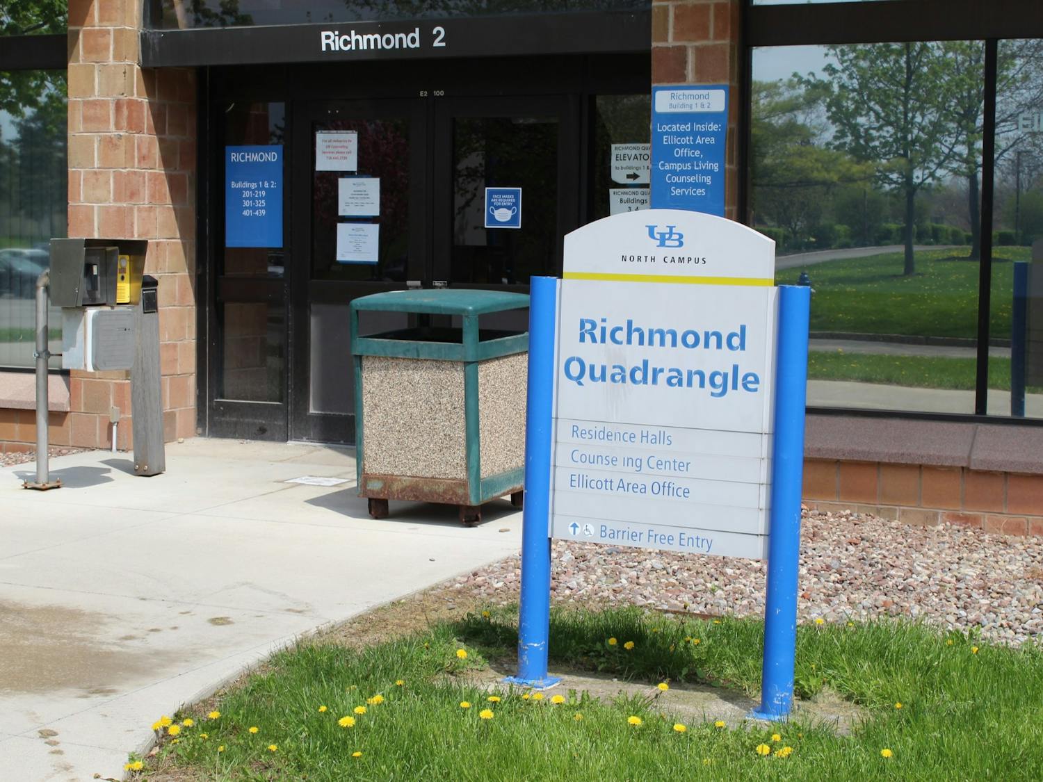 Richmond Quadrangle houses UB’s Counseling Services.