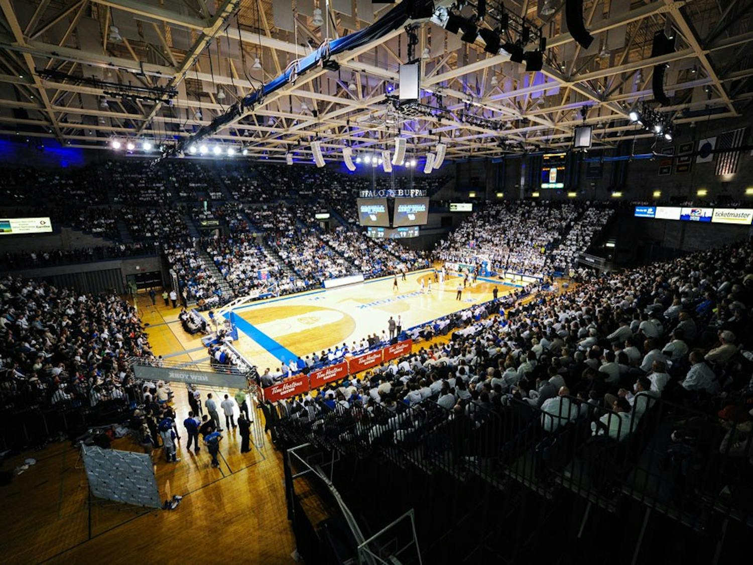 Alumni Arena was packed out with 6,607 fans - the third-highest total in the arenas history and the largest in over 10 years - on Friday night when the Bulls defeated Bowling Green 77-75.