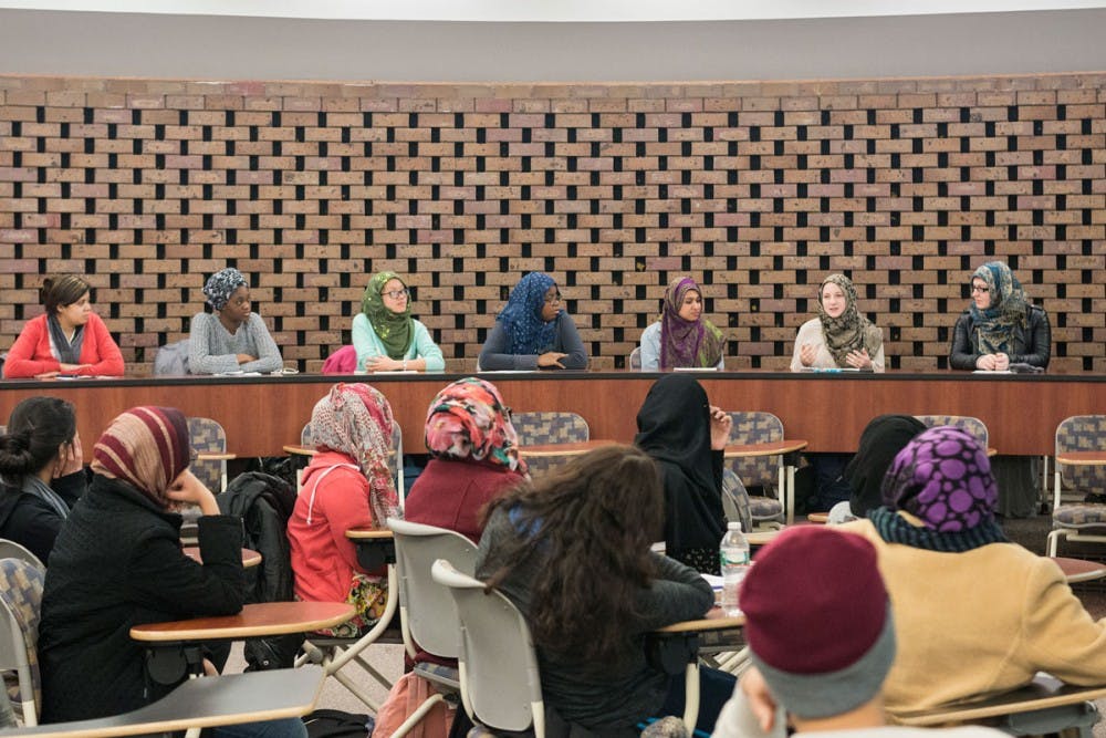 <p>The Muslim Women’s Council’s “Cover a Mile in Her Scarf” event on Feb. 20 helped break down stereotypes against Muslims. The new MWC event “Ask a Muslim Woman” allowed non-Muslims to ask questions about Islam to further break down those stereotypes.</p>